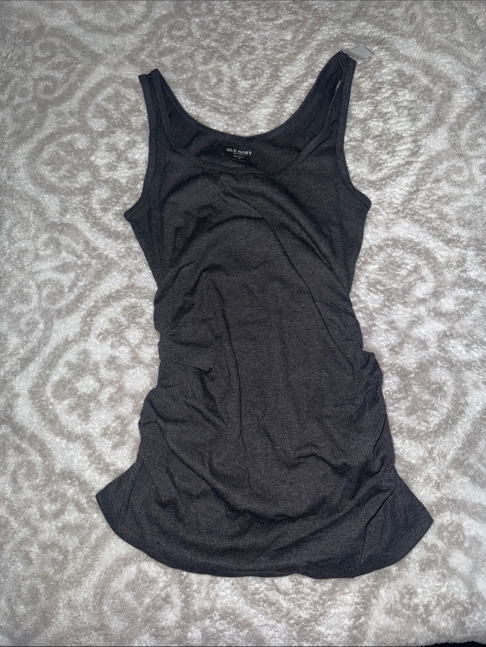 Old Navy Women's Black Scoop Tank Top